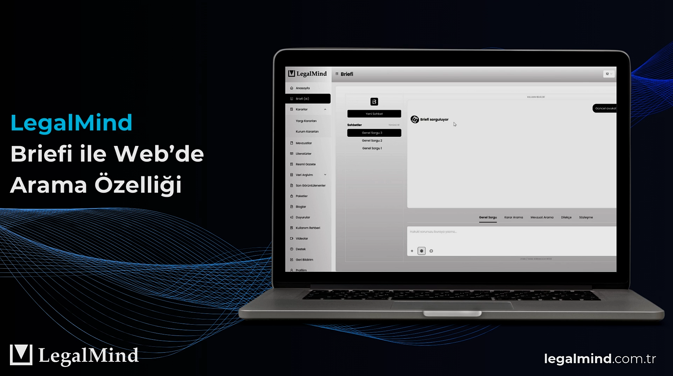 Briefi ile Web'de Arama Özelliği